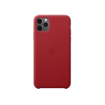 Capac Protectie Spate Apple Din Piele Pentru iPhone 11 Pro Max - Rosu