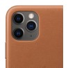 Capac Protectie Spate Apple Din Piele Pentru iPhone 11 Pro Max - Maro