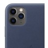 Capac Protectie Spate Apple Din Piele Pentru iPhone 11 Pro Max - Albastru