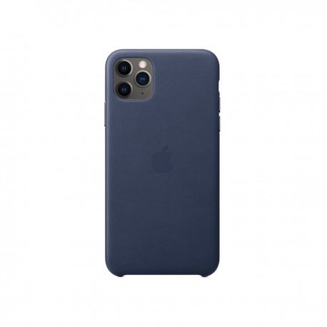 Capac Protectie Spate Apple Din Piele Pentru iPhone 11 Pro Max - Albastru