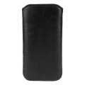 Husa Mobiama Universala Piele Sintetica pentru iPhone 5 5s SE - Neagra