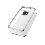 Capac Protectie Spate Cellara Colectia Electro Pentru iPhone 11 - Argintiu