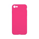 Capac Protectie Spate Cellara Din Silicon Colectia Slim Pentru iPhone 7/8 - Fluorescent Roz