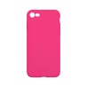 Capac Protectie Spate Cellara Din Silicon Colectia Slim Pentru iPhone 7/8 - Fluorescent Roz