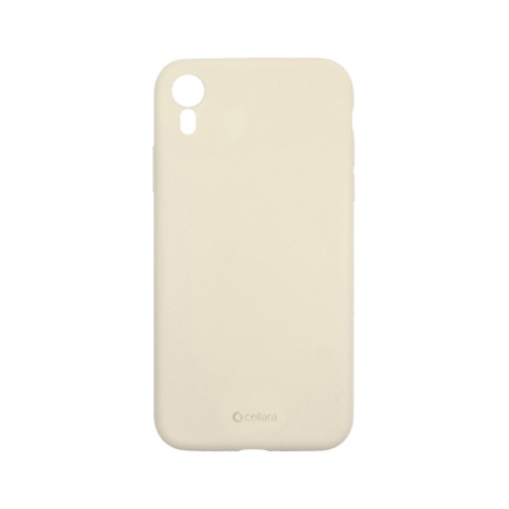 Capac Protectie Spate Cellara Din Silicon Colectia Slim Pentru iPhone Xr - Gri Deschis