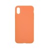 Capac Protectie Spate Cellara Din Silicon Colectia Slim Pentru iPhone Xs Max - Portocaliu