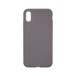 Capac Protectie Spate Cellara Din Silicon Colectia Slim Pentru iPhone Xs Max - Gri