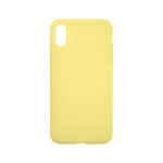 Capac Protectie Spate Cellara Din Silicon Colectia Slim Pentru iPhone X/xs - Galben