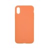 Capac Protectie Spate Cellara Din Silicon Colectia Slim Pentru iPhone X/xs - Portocaliu