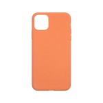 Capac Protectie Spate Cellara Din Silicon Colectia Slim Pentru iPhone 11 Pro - Portocaliu