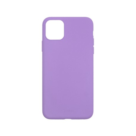Capac Protectie Spate Cellara Din Silicon Colectia Slim Pentru iPhone 11 Pro - Mov