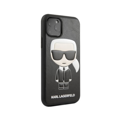 Capac Protectie Spate Karl Lagerfeld Pentru Iphone 11 Pro Max Colectia Ikonik - Negru