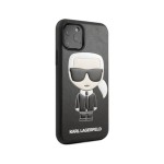 Capac Protectie Spate Karl Lagerfeld Pentru Iphone 11 Pro Max Colectia Ikonik - Negru