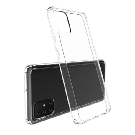 Capac Protectie Spate Cellara Colectia Crystal Pentru Samsung Galaxy A71 - Transparent