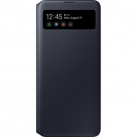 Book S-view Samsung Pentru Samsung Galaxy A71 - Negru
