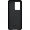 Capac Protectie Spate Samsung Din Piele Pentru Samsung Galaxy S20 Ultra - Negru
