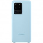 Capac Protectie Spate Samsung Din Silicon Pentru Samsung Galaxy S20 Ultra - Albastru