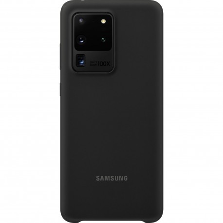 Capac Protectie Spate Samsung Din Silicon Pentru Samsung Galaxy S20 Ultra - Negru