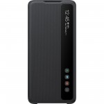 Book Clear View Standing Cover Samsung Pentru Samsung Galaxy S20 Ultra - Negru