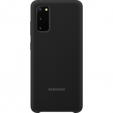 Capac Protectie Spate Samsung Din Silicon Pentru Samsung Galaxy S20 - Negru