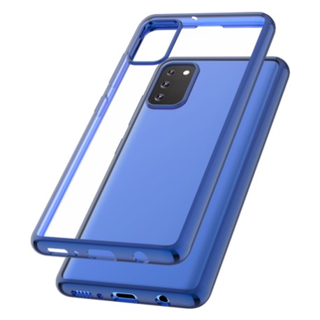Capac Protectie Spate Cellara Colectia Electro Pentru Samsung Galaxy A41 - Albastru