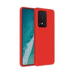 Capac Protectie Spate Cellara Din Silicon Colectia Soft Pentru Samsung Galaxy S20 Ultra - Rosu