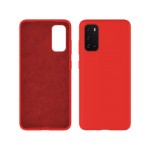 Capac Protectie Spate Cellara Din Silicon Colectia Soft Pentru Samsung Galaxy S20 Plus - Rosu