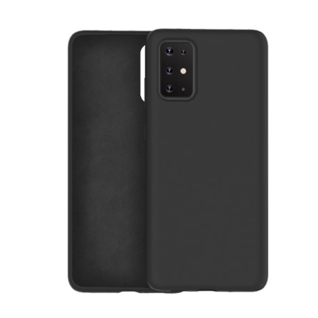 Capac Protectie Spate Cellara Din Silicon Colectia Soft Pentru Samsung Galaxy S20 Plus - Negru