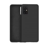 Capac Protectie Spate Cellara Din Silicon Colectia Soft Pentru Samsung Galaxy S20 Plus - Negru