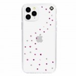 Capac Protectie Spate Bling My Thing Pentru Iphone 12 Pro Max Colectia Milky Way Rose - Transparent