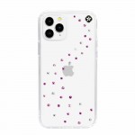 Capac Protectie Spate Bling My Thing Pentru Iphone 12/12 Pro Colectia Milky Way Rose - Transparent
