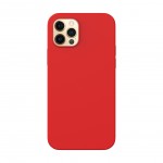Capac Protectie Spate Cellara Din Silicon Colectia Slim Pentru iPhone 12 Pro Max- Rosu