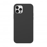 Capac Protectie Spate Cellara Din Silicon Colectia Slim Pentru iPhone 12 Pro Max- Negru