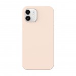 Capac Protectie Spate Cellara Din Silicon Colectia Slim Pentru iPhone 12 Mini- Roz