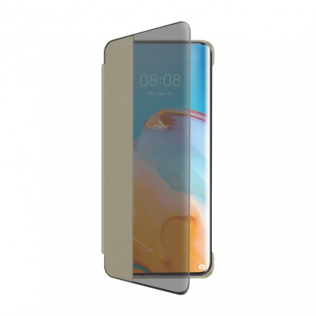 Book Cellara Colectia Attitude Smart View Pentru Huawei P40 Lite - Bej