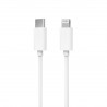 Cablu De Date Cellara Cu Mufa Type C - Lightning 1m - Alb
