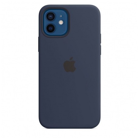 Capac Protectie Spate Apple Din Silicon Cu Magsafe Pentru iPhone 12/12 Pro - Albastru