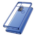 Capac Protectie Spate Cellara Colectia Electro Pentru Samsung Galaxy A21s - Albastru