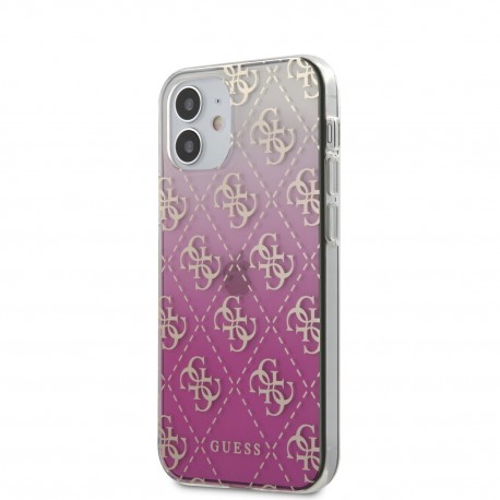 Capac Protectie Spate Guess Pentru iPhone 12 Mini Colectia Gradient - Roz