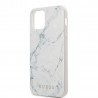 Capac Protectie Spate Guess Pentru iPhone 12 Mini Colectia Marble - Alb
