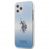 Capac Protectie Spate Us Polo Pentru iPhone 12 Pro Max Colectia Saffiano Karl Si Choupette  - Albastru