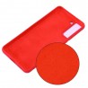 Capac Protectie Spate Cellara Din Silicon Colectia Soft Pentru Samsung Galaxy S21 Plus - Rosu