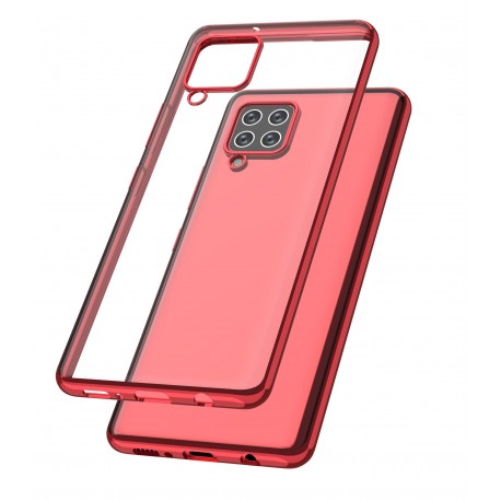 Capac Protectie Spate Cellara Colectia Electro Pentru Samsung Galaxy A42 - Rosu