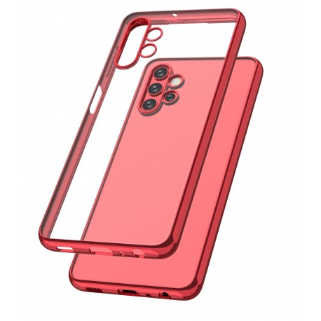 Capac Protectie Spate Cellara Colectia Electro Pentru Samsung Galaxy A32 5g - Rosu