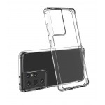 Capac Protectie Spate Cellara Colectia Crystal Pentru Samsung Galaxy S21 Ultra - Transparent