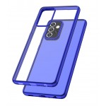 Capac Protectie Spate Cellara Colectia Electro Pentru Samsung Galaxy A72 - Albastru