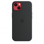 Capac Protectie Spate Apple Din Silicon Cu Magsafe Pentru iPhone 13 - Gri Inchis