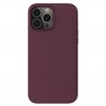 Capac Protectie Spate Cellara Din Silicon Colectia Soft Pentru iPhone 13 Pro Max - Visiniu