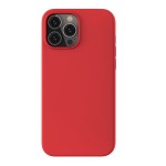 Capac Protectie Spate Cellara Din Silicon Colectia Soft Pentru iPhone 13 Pro Max - Rosu