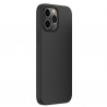 Capac Protectie Spate Cellara Din Silicon Colectia Soft Pentru iPhone 13 Pro - Negru